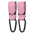 Wholesale 2pcs PU Leather Hook for Baby Stroller Pram Rotate 360 Degree Rotatable Cart Organizer Pram Hook Stroller Accessories