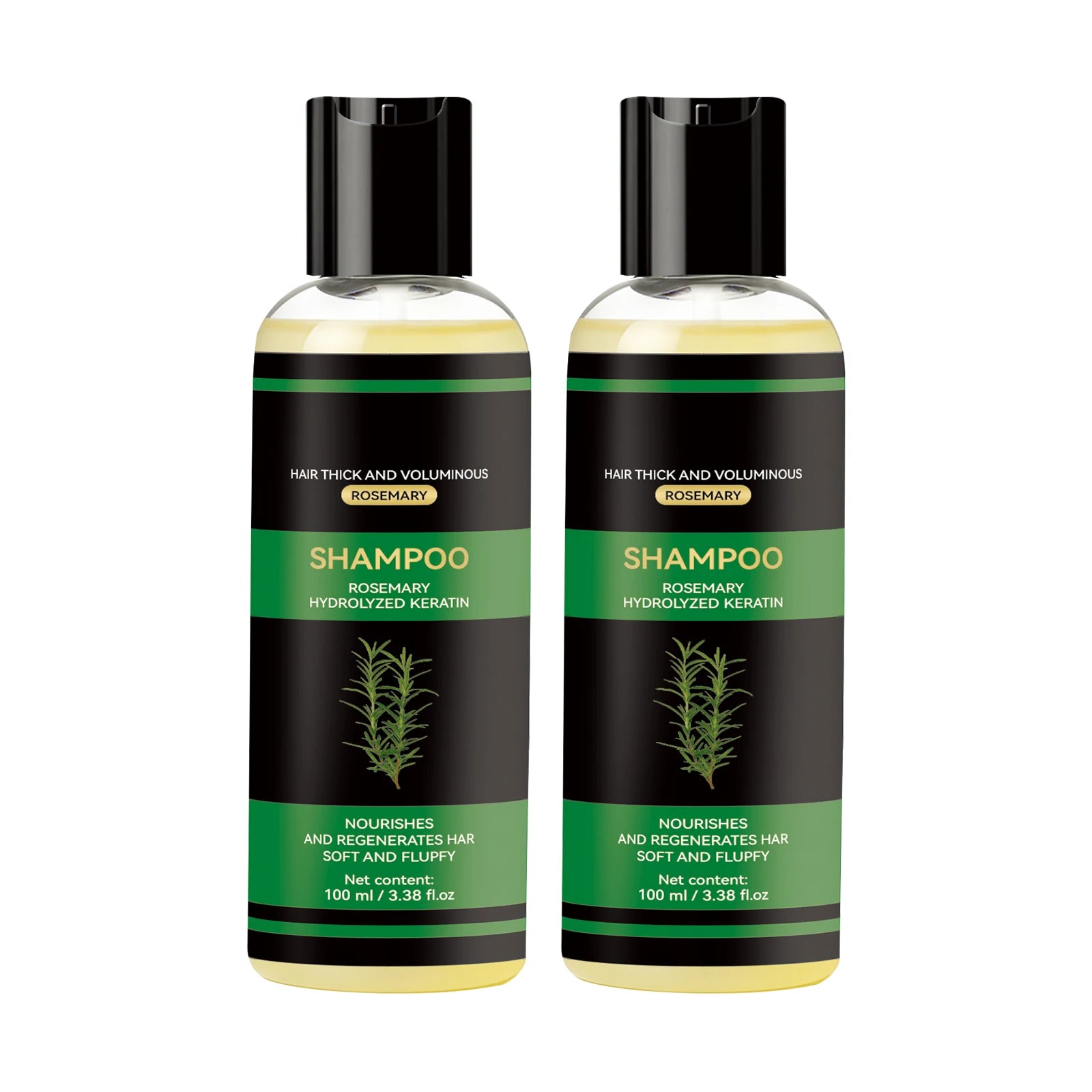Rosemary Hair Growth & Anti-Baldness Shampoo - Deeply Nourishes, Repairs Split Ends, Soothes Scalp & Fights Dandruff.