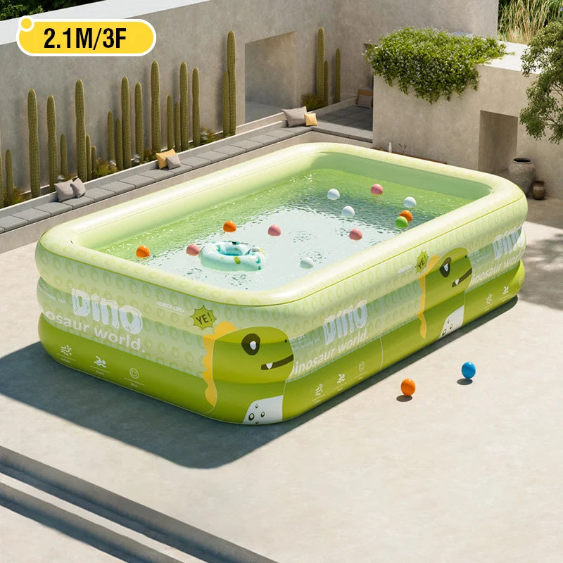 BIG Inflatable Swimming Pool baby Pools 2.6M 1.8M 1.5M Removable Above Ground  Children Large Family Party Pools Outdoor games