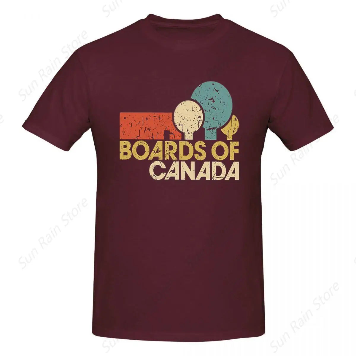 BOARDS OF CANADA In Cramped Quarters T-Shirt for Men Cotton Oversized T Shirts Men's Short Sleeve O-Neck Summer Clothes Tops