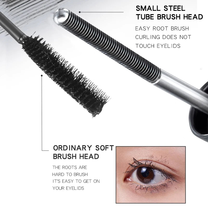 MACK ANDY Original Mascara Volumizing & Lengthening Mascara Washable Longwear & Smudge Resistant Make Up Blackest Black Eyelash