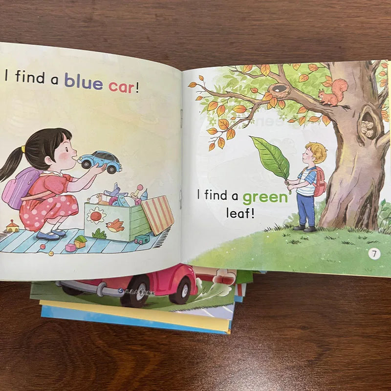 20PCS Kids English Enlightenment Picture Books Set Cognitive Habit Bilingual Storybooks for Toddlers Preschool Learning