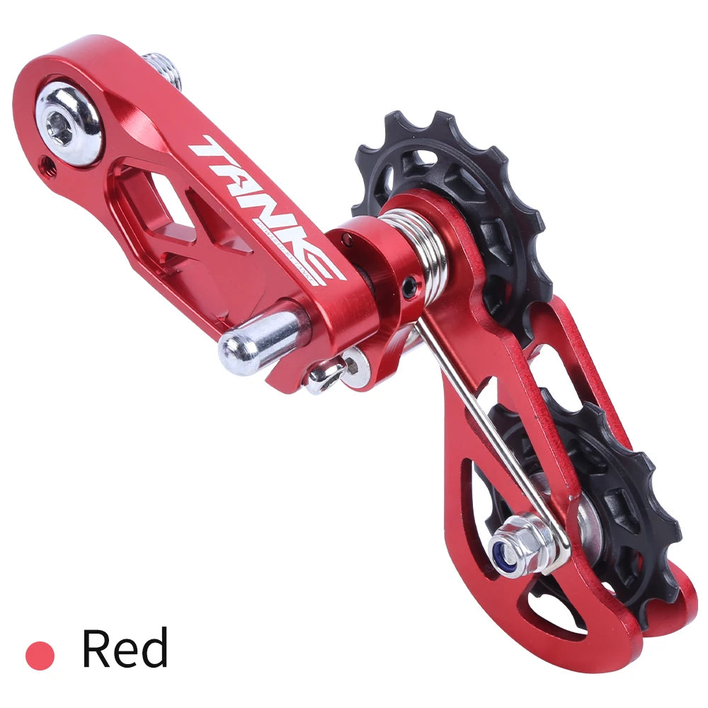 TANKE MTB Dirt Jump Single Speed Mountain Bike Chain Tensioner XC DJ AM DH Chain Guide Bicycle Accessories  CNC Machining Pulley