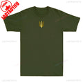 Ukrainian T Shirt, Ukraine Zelensky T-shirt, Ukraine Golden Trident Logo T-Shirt