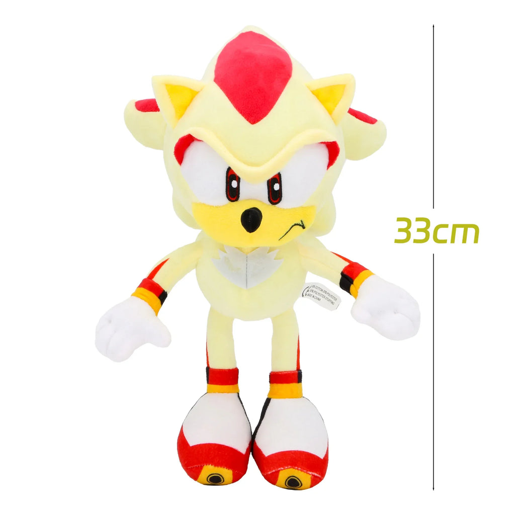 Game Anime Character Super Sonic Mouse Plush Doll Talnak Hedgehog Doll Super Sonic Doll Toy Kids New Cute Cartoon Doll Gift