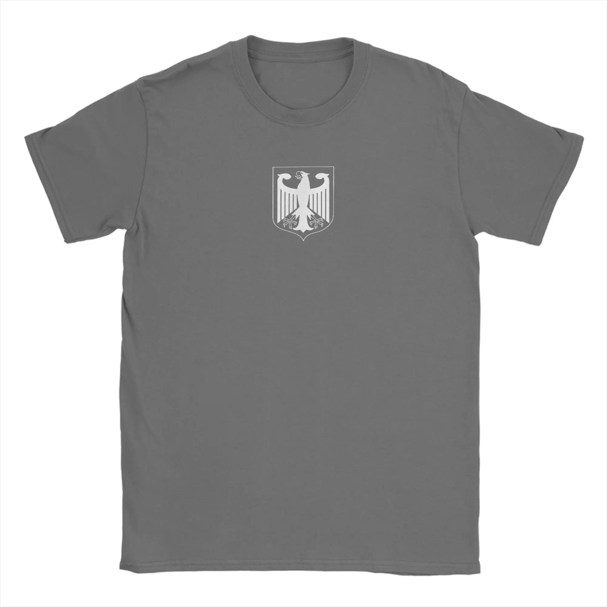 Men's Germany Coat of Arms German Eagle T Shirt Deutsche Cotton Tops Novelty Short Sleeve Crewneck Tees Plus Size T-Shirts