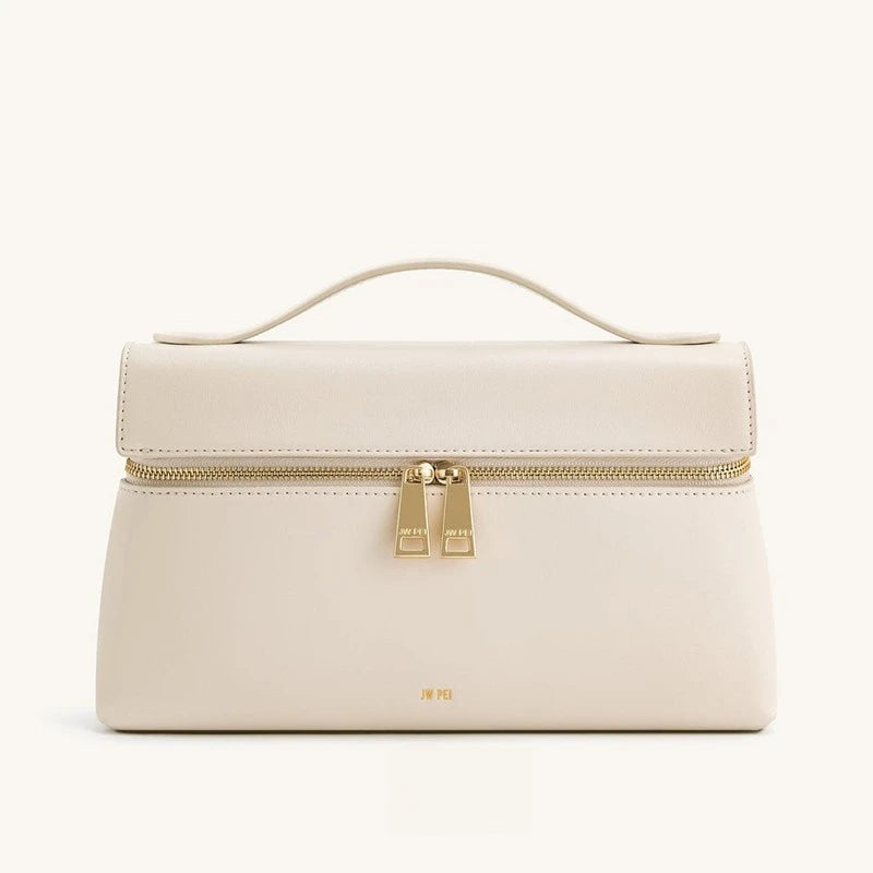 JW PEI Lunchbox Bag, Box Bag, Shoulder Bag, Crossbody Bag, Women's Handbag, Genuine Leather Bag, Storage, Mini