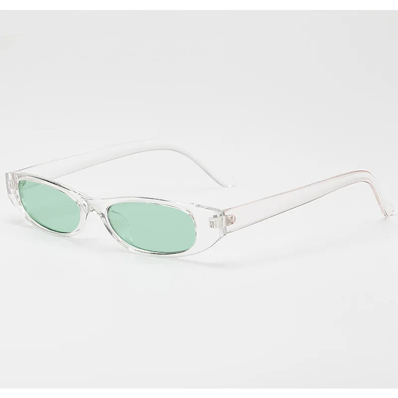 Y2K Classic Vintage Small Frame Sunglasses Women For Men Luxury Brand Design Sun Glasses Punk Popular Hip Hop Oval Shades UV400