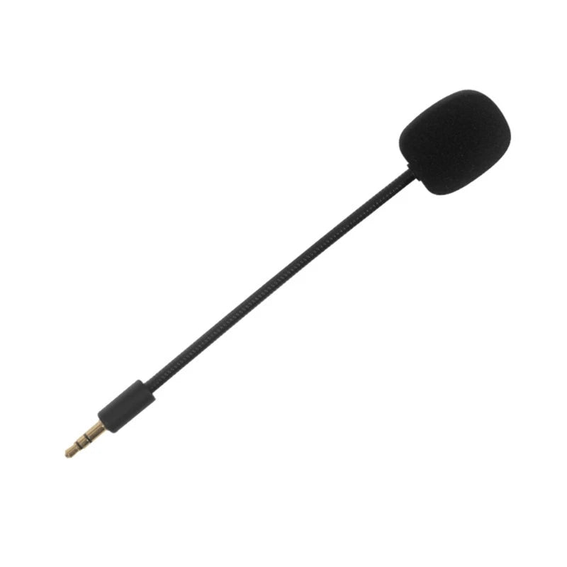 Replacement Game Mic 3.5mm Microphone Mic for Barracuda X Gaming Headset Noise Cancelling Microphone Foam Cover 24BB