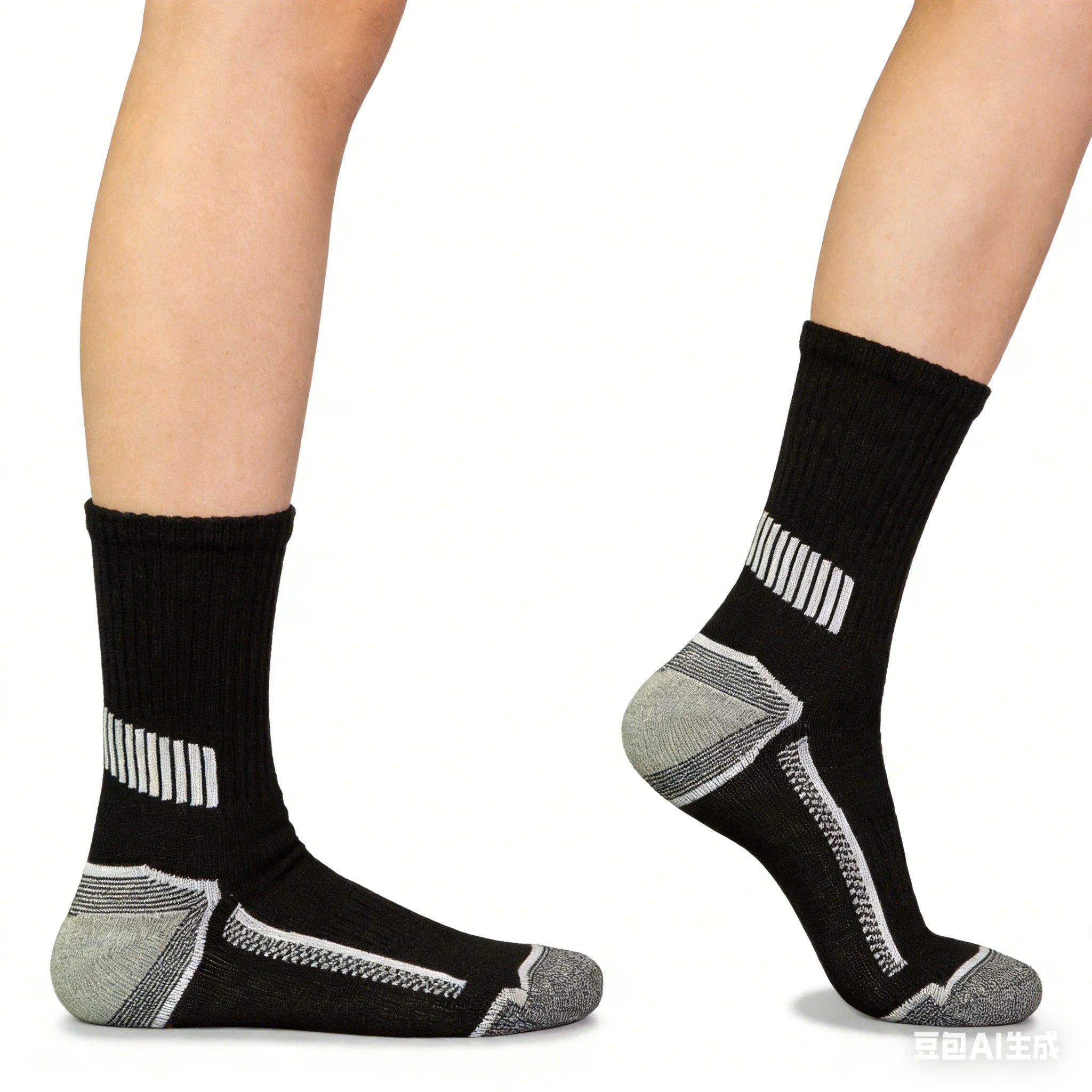 5/10 pairs of men's striped long tube sports socks breathable fashionable suitable for basketball training outdoor running socks
