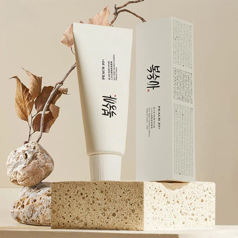 Rice Water Sensitive Isolation Natural Finish Cream,Face Brightening Primer Protective Tone-Up Base Makeup,Cover Pore Blemishes