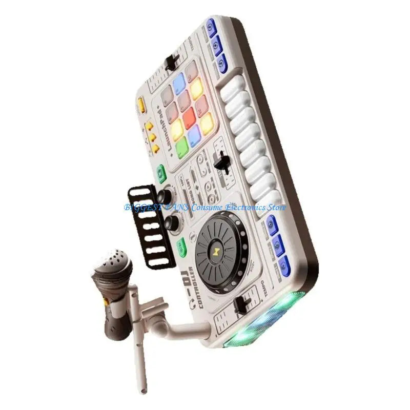 Childrens Educational DJ Mixing Station Interactives Soundboards Toy With Voice Recording And Beating Creation