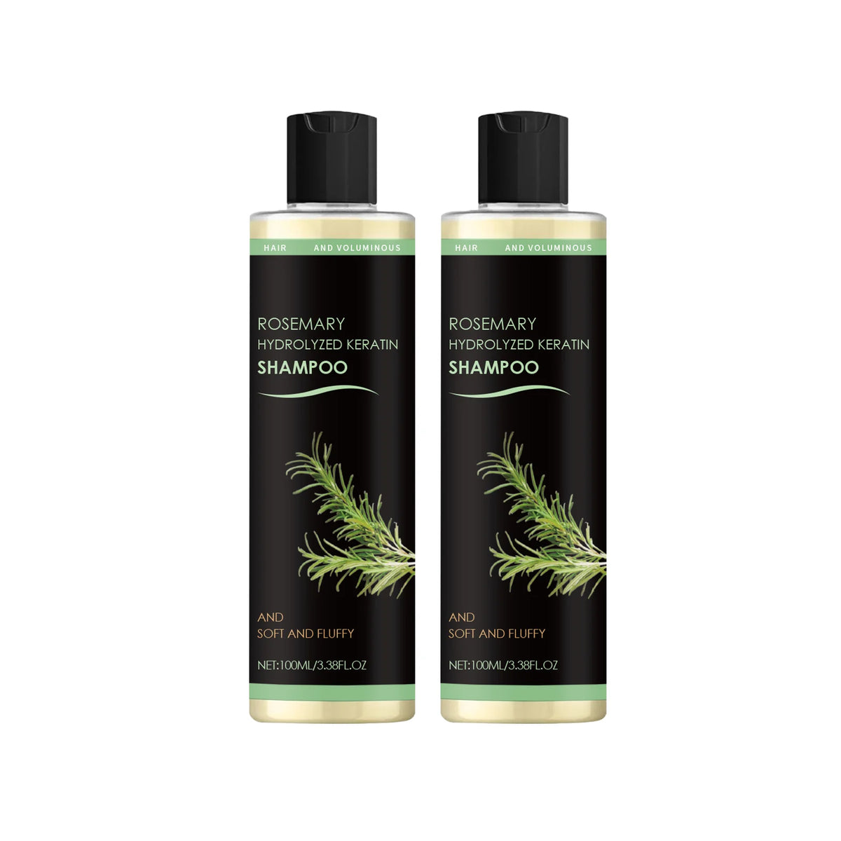 Rosemary Hair Growth & Anti-Baldness Shampoo - Deeply Nourishes, Repairs Split Ends, Soothes Scalp & Fights Dandruff.