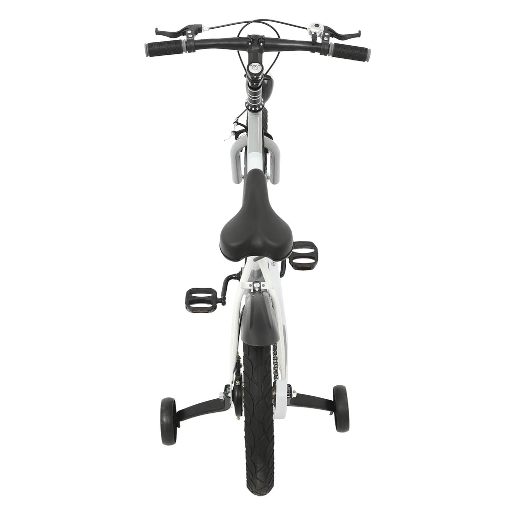 16 inches Kids' Bike with Front Light,Training Wheels| Pink/Yellow/Grey Children's Bicycle for5-8 Years Old Kids