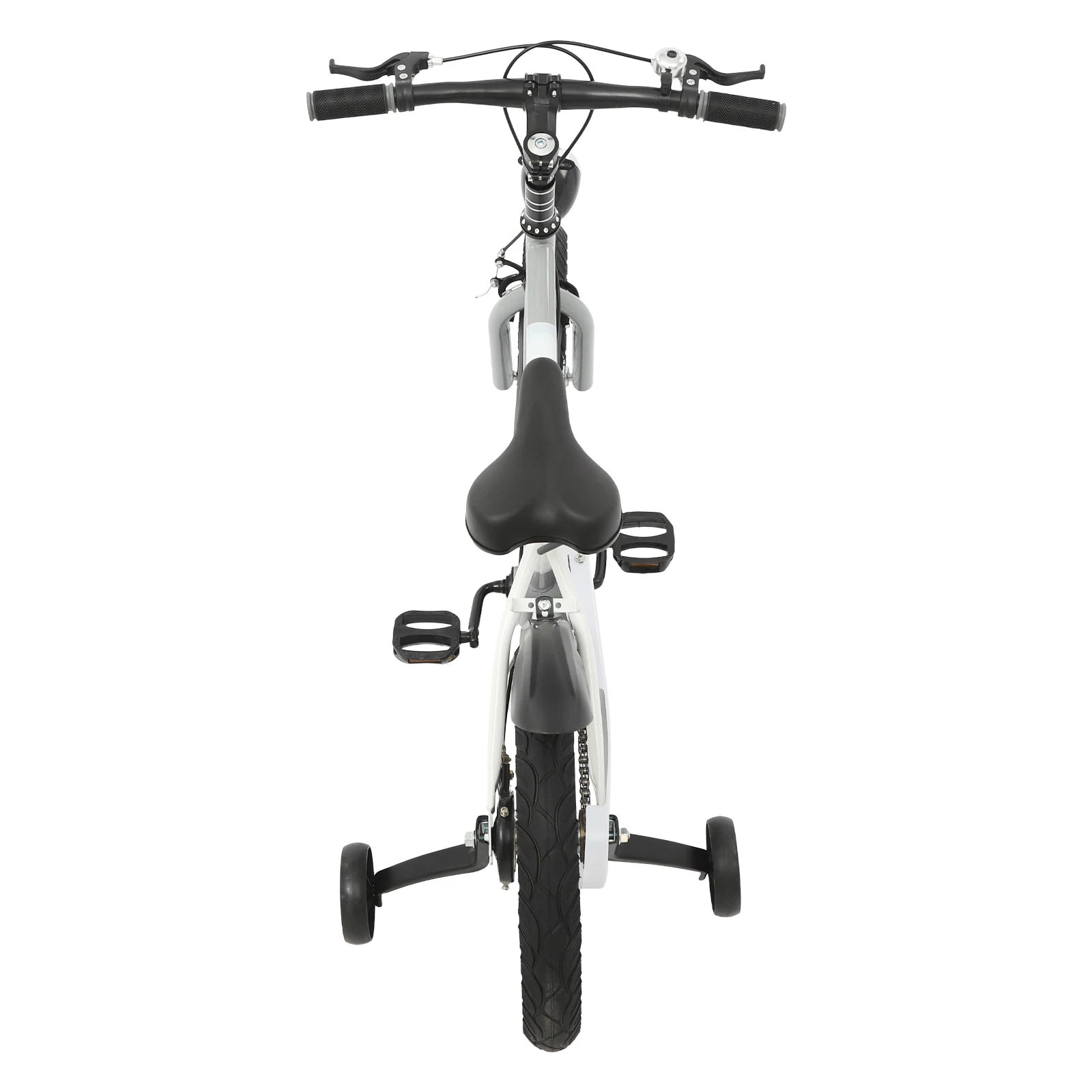 16 inches Kids' Bike with Front Light,Training Wheels| Pink/Yellow/Grey Children's Bicycle for5-8 Years Old Kids