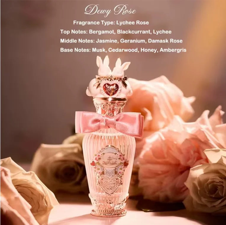 Flowerknows Eau de Parfum The Strawberry Cupid Perfume 1.7 oz / 50ml Lasting Women's Floral Gourmand Perfume for Women for Gifts