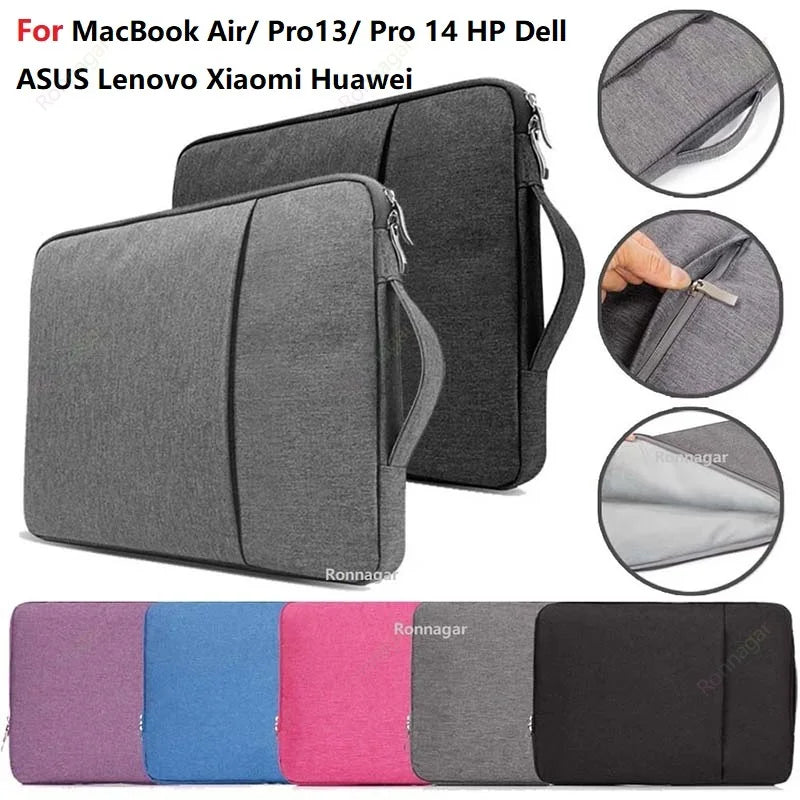 Laptop Case 13.3 inch 13 13.3 14 15 15.6 15.4 16 inch Laptop Sleeve for MacBook Air/ Pro13/ Pro 14 HP Dell ASUS Lenovo Notebook