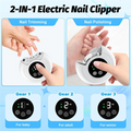 B78B-Nail Trimmer Electric With Nail File& 3 Speed Gears, Baby Nail Clipper For Baby, Adult, Seniors