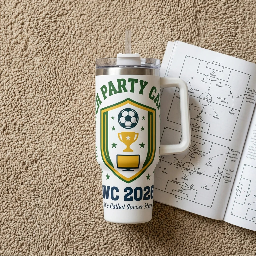2026 Soccer Watch Party Water Cup,  To Keep Water Cold/hot for Indoor or Outdoor Use,ideal Holiday Gift