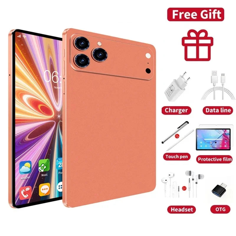 2026 Gobal Version 11Inch IPad 17 Pro Max Tablet Android 16 24Gb Ram 2TB Rom 20000Mah Battery Dual Sim 5G Lte Mini Tab PC
