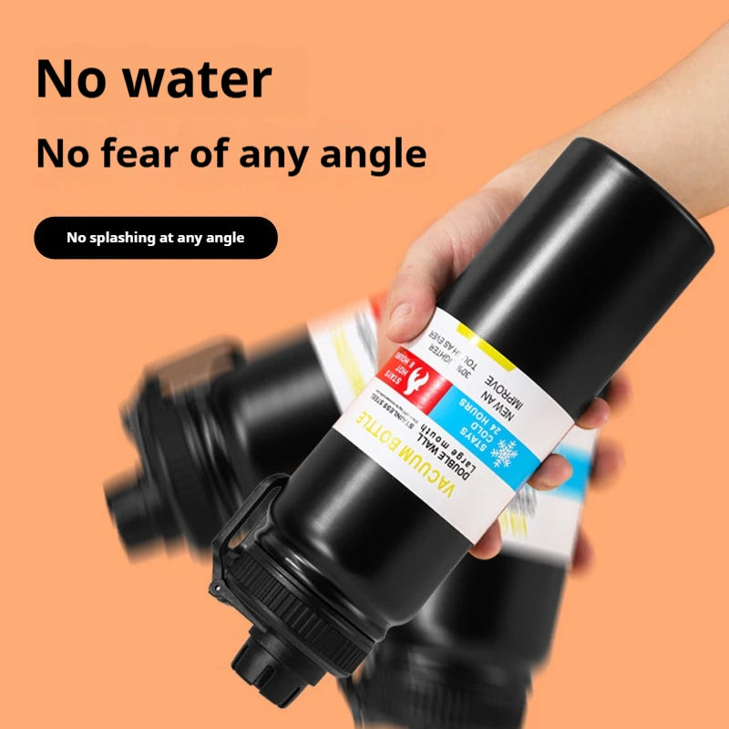 600/800/1000ML Stainless Steel Insulated Cup Outdoor Thermos Water Bottle  Keeps Cold and Heat Thermal Mug Travel Vacuum Flasks