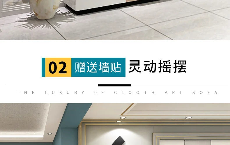 Wall Clock for Living Room, Creative Fashion, Modern Simple Home Swing Clock