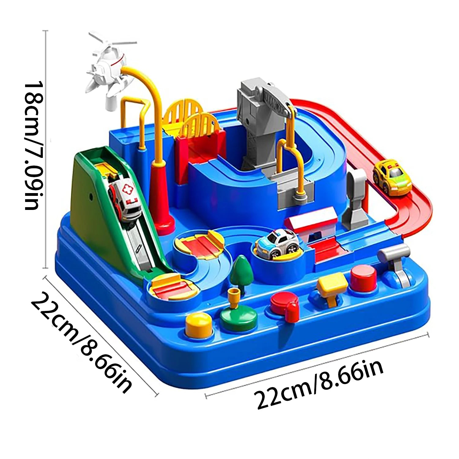 Children's Rail Car Toy Car Challenge Adventure Rail Car Toy Set Parent Child Interactive Toy