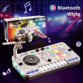 DJ Mixing Toys for Children Multi-functional Bluetooth DJ Keyboards Turntable Controller Kids Musical Instrument Educational Toy