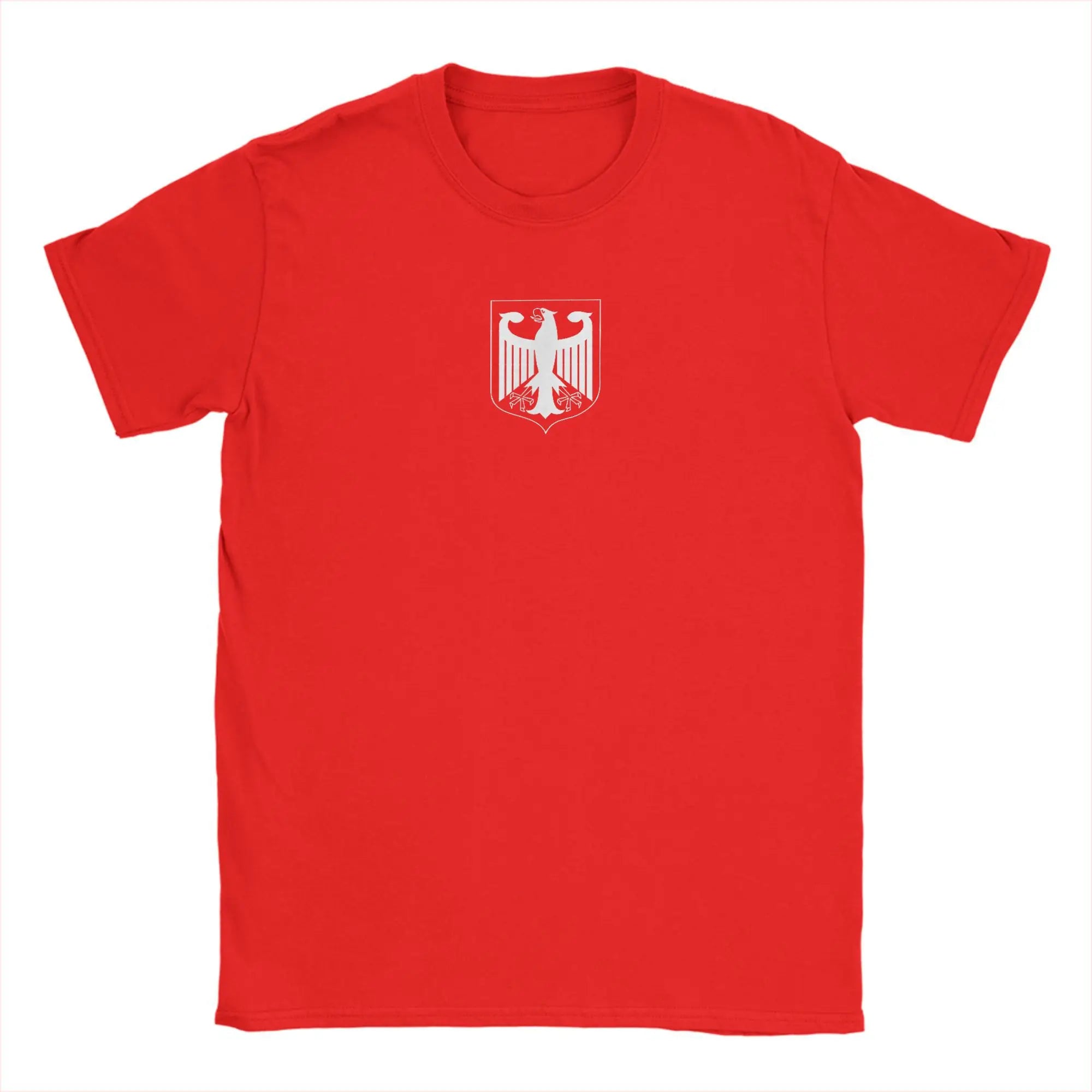 Men's Germany Coat of Arms German Eagle T Shirt Deutsche Cotton Tops Novelty Short Sleeve Crewneck Tees Plus Size T-Shirts