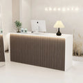 Aesthetic Storage Reception Desks Modern Beauty Office Hair Salon Reception Desk Counter Beauty Luxury Commercial Furniture