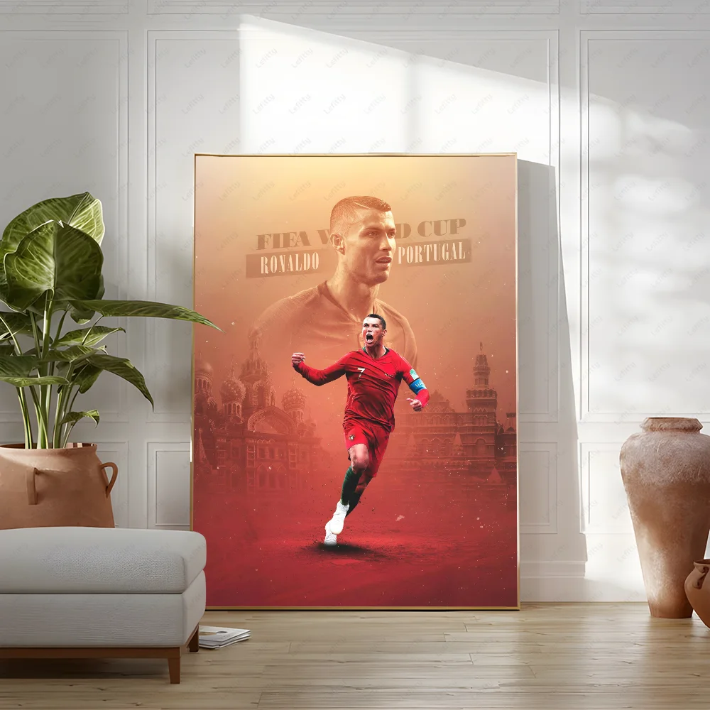 C-Cristiano R-Ronaldo CR7 Classic Vintage Poster Wall Art Painting Study Nordic Home Decor