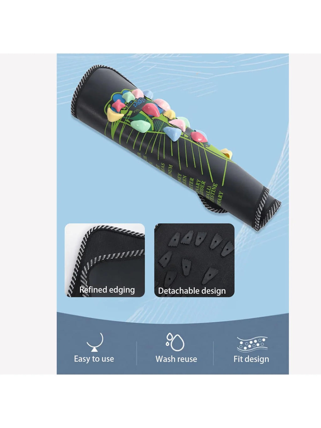 1PC Autumn and Winter Acupressure Plate Foot Massager  Imitation Pebble Foot Massage Pad  Foot Massage Wonder