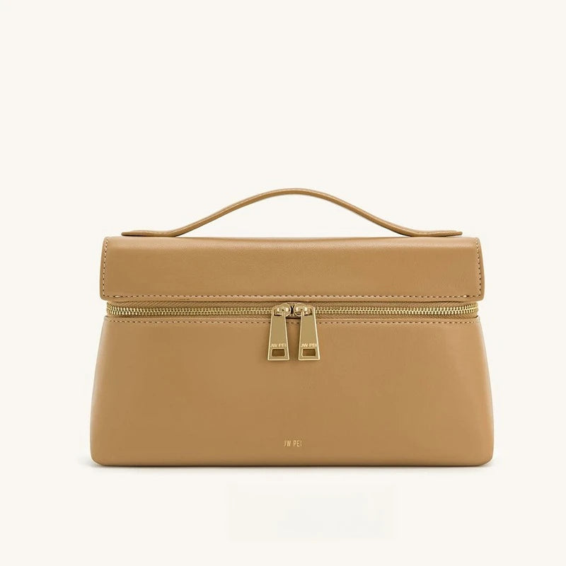 JW PEI Lunchbox Bag, Box Bag, Shoulder Bag, Crossbody Bag, Women's Handbag, Genuine Leather Bag, Storage, Mini