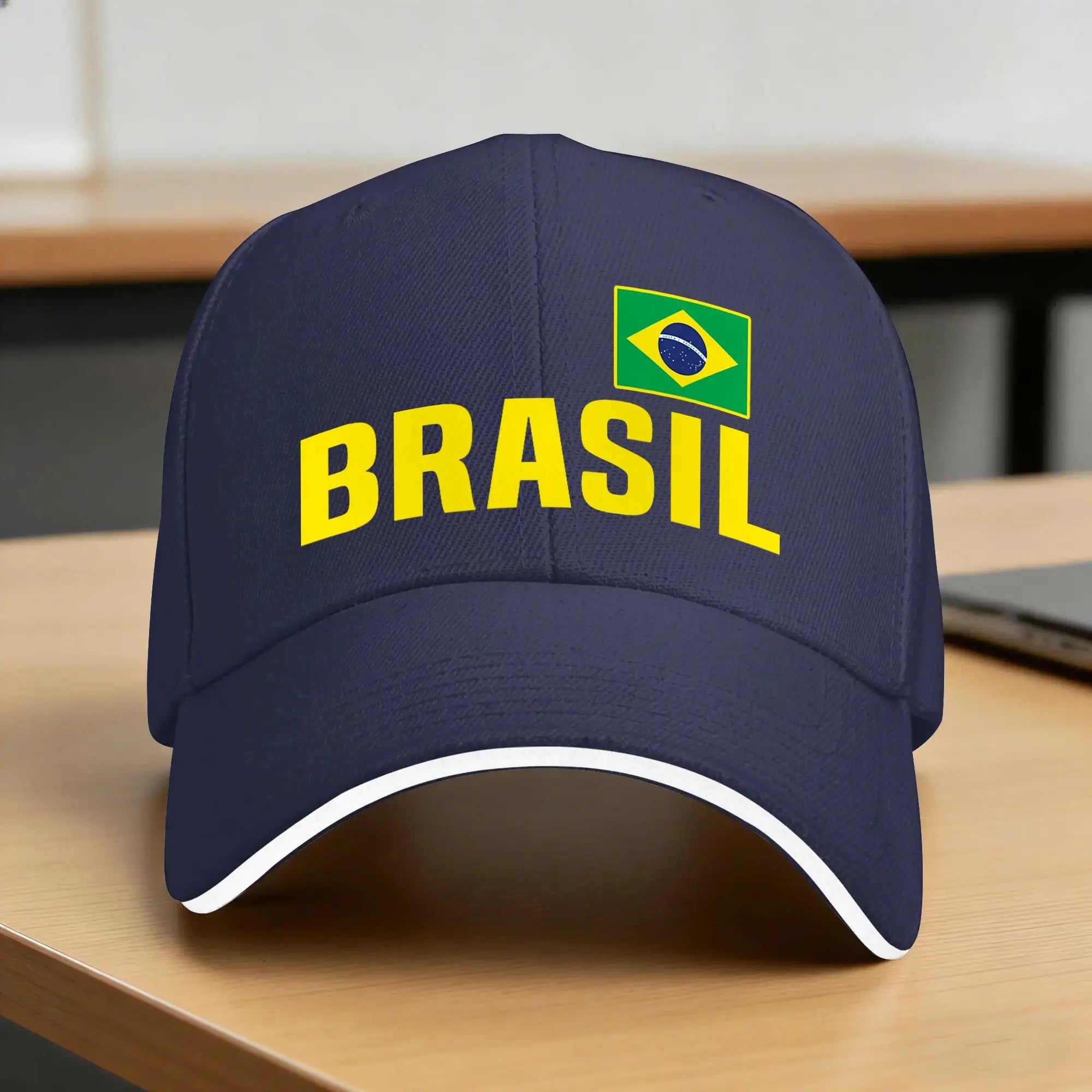 Brasil Flag of Brazil Baseball Cap  Men Women Custom DIY Hip Hop Hats Summer Classic Outdoor Sport Sun Baseball Caps