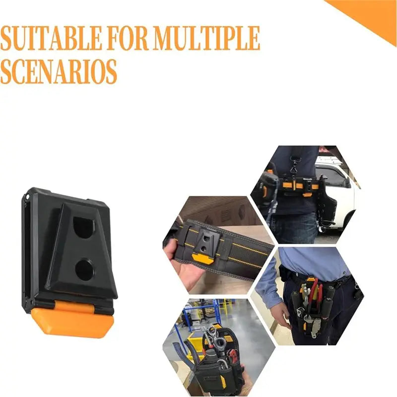 Hot Trend-Clip Tech Hubs For Cliptech Pouches,Tool Belt Clip For TOU-CT Models Cliptech Pouches 3 Pcs