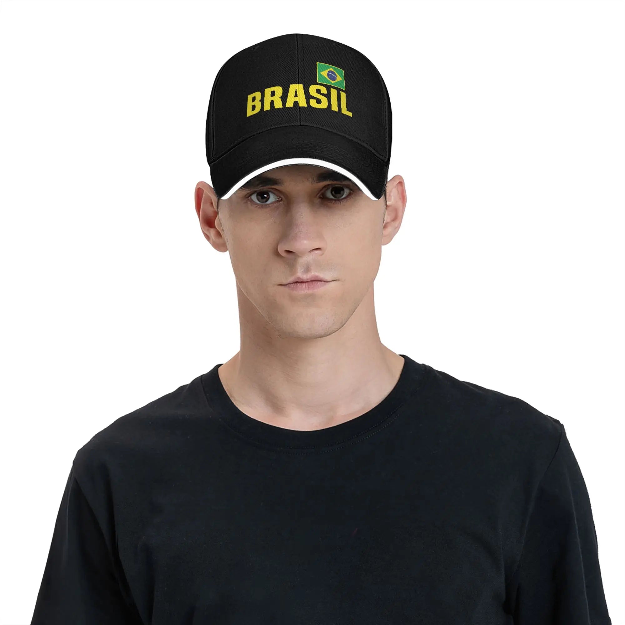Brasil Flag of Brazil Baseball Cap  Men Women Custom DIY Hip Hop Hats Summer Classic Outdoor Sport Sun Baseball Caps