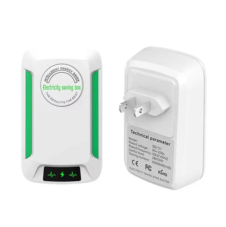 GITFOS Electricity Energy Saver Power Save 90V-250V Home Office Energy Saving Plugs US/UK/EU Stable Voltage Electricity Save Box