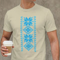 Ukrainian Vyshyvanka T-Shirts for Men Symbols of Ukraine Funny 100% Cotton Tee Shirt Crewneck Short Sleeve T Shirt Clothes