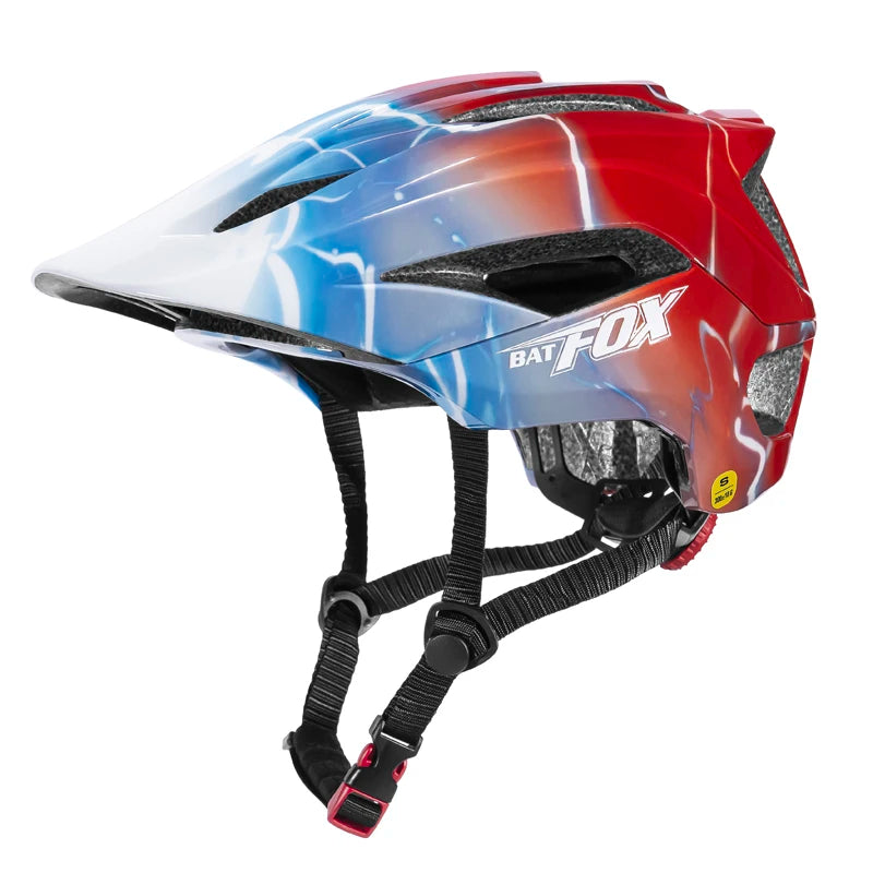 BATFOX Kids Helmet Full Face Mtb Bicycle Helmet child Children Girl and Boy Cycling BMX Detachable Downhill Multi-Sport Helmet