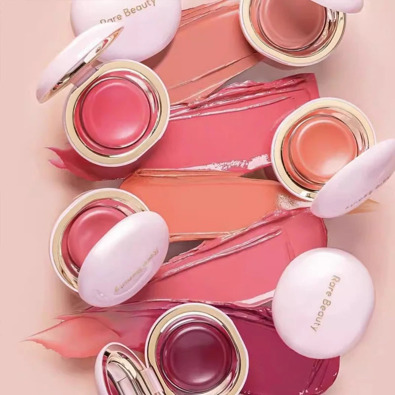 Rare Beauty Blush Brush Powder Dipped in Blush Cream Nearly Neutral/mauve Gives Lustrous and Bright Appearance Carry Convenient