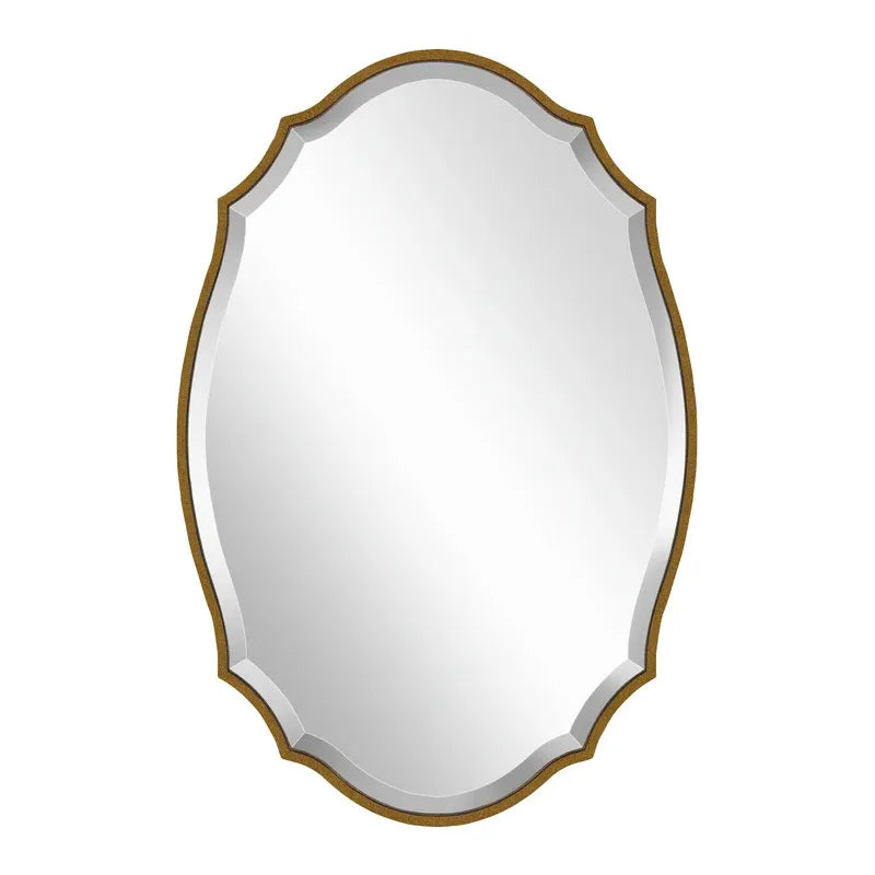Retro Wall Mounted Bathroom Decorative Mirror French Light Luxury Bathroom Mirrors Hotel Home Furnishings Espejos De Baño