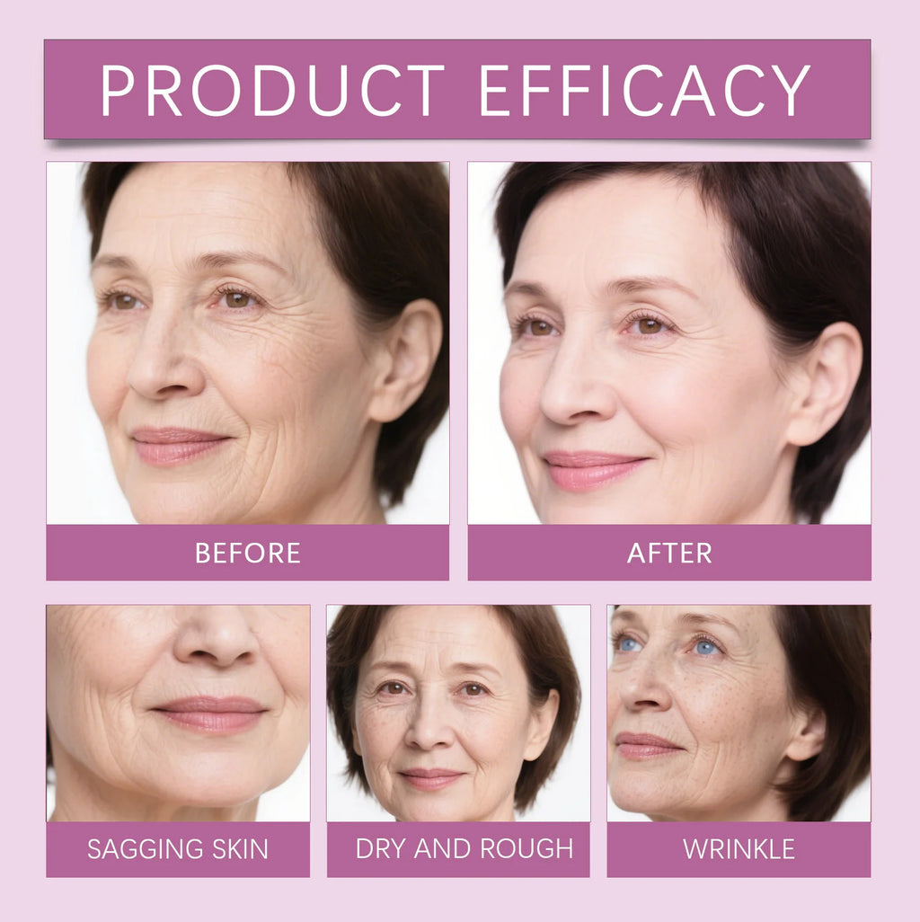 Anti-Aging Balm Calcium Solid Cream Stick Deep Moisturizing Repair Balm for Face Reduce Wrinkles Soothes Dry Skin Daily Skincare