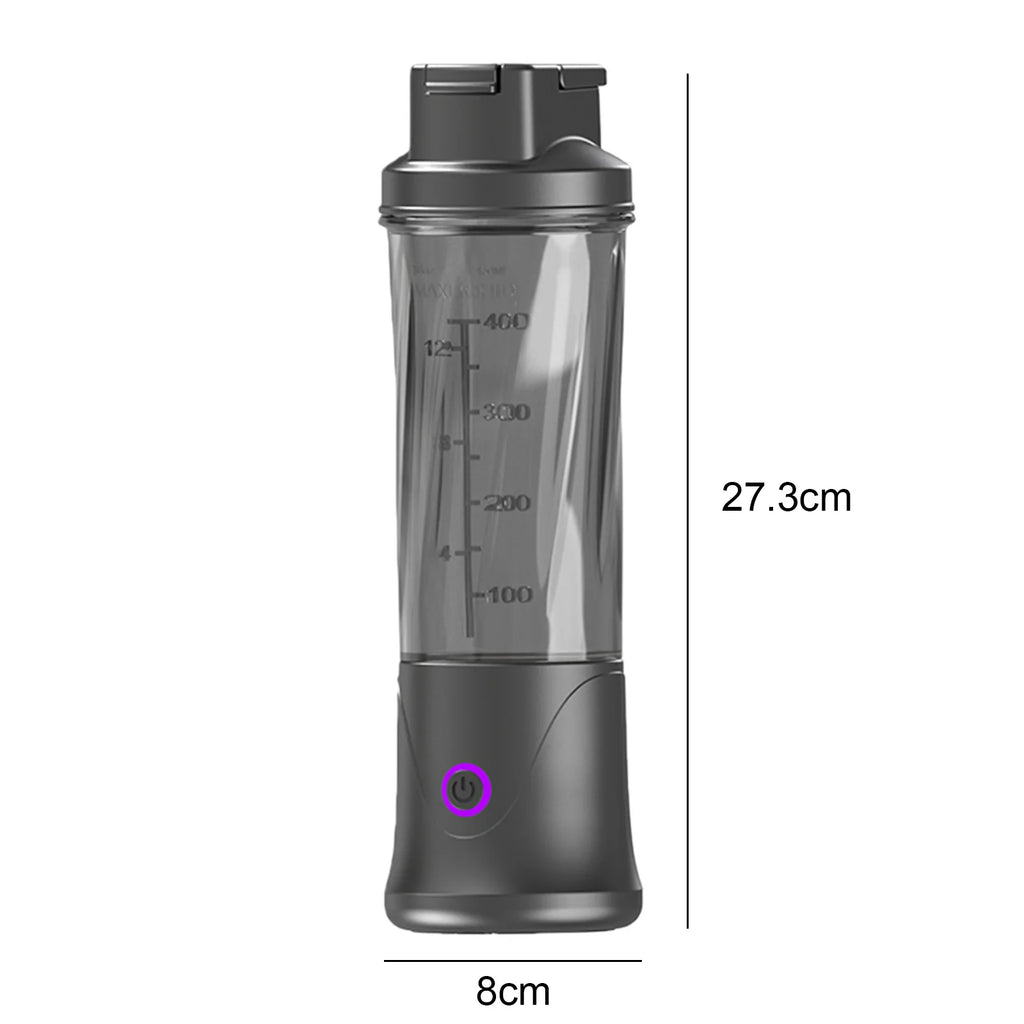 Mini Small Blender Cup for Shakes and Smoothies 450ML Cordless Portable Juicer USB-C Rechargeable for Kitchen Office Gym