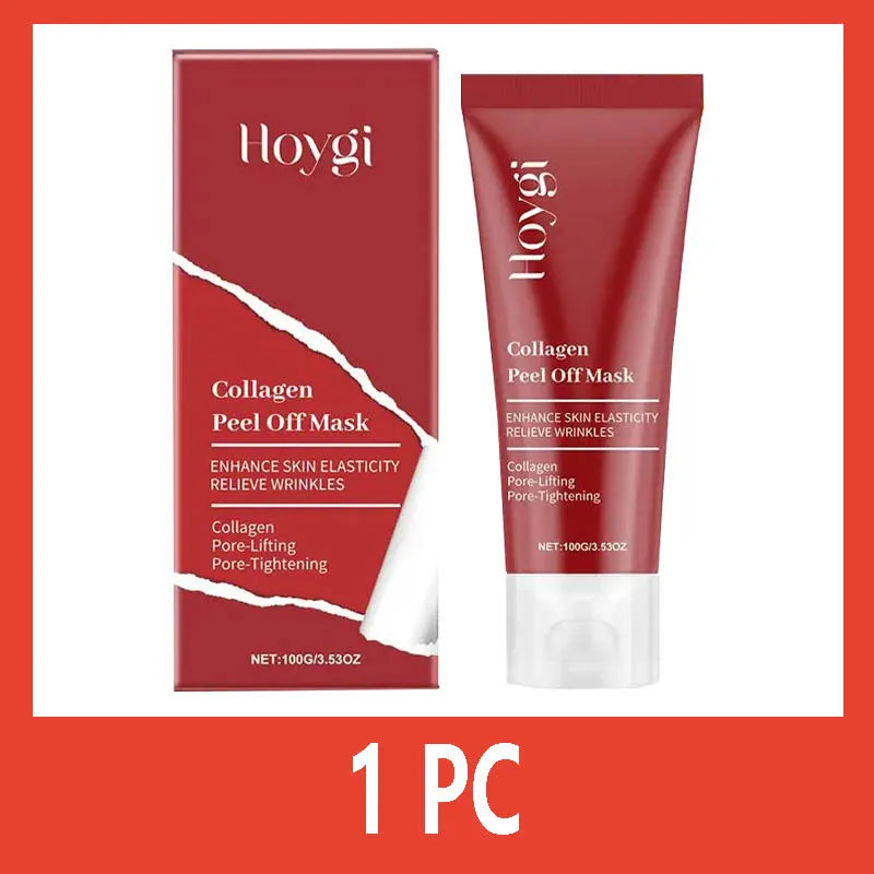 Collagen Peel Off Facial Mask Gently Cleansing Deeply Hydrating Moisturizing Face Mask Korean Skin Care Cream 75ml/100g