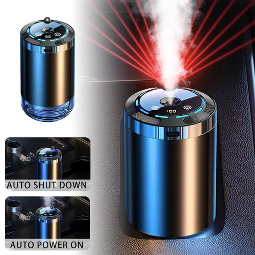 Car Electric Air Diffuser Aroma Car Air Vent Humidifier Mist Aromatherapy Removing Odor Eliminator Auto Tools