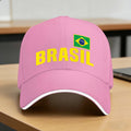 Brasil Flag of Brazil Baseball Cap  Men Women Custom DIY Hip Hop Hats Summer Classic Outdoor Sport Sun Baseball Caps