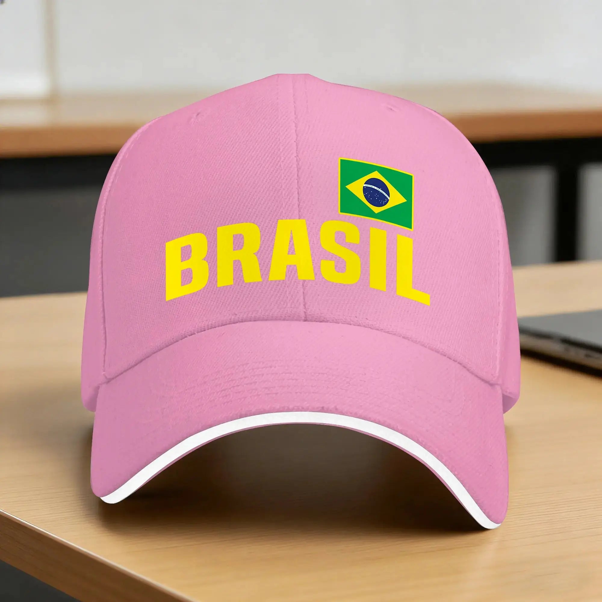 Brasil Flag of Brazil Baseball Cap  Men Women Custom DIY Hip Hop Hats Summer Classic Outdoor Sport Sun Baseball Caps
