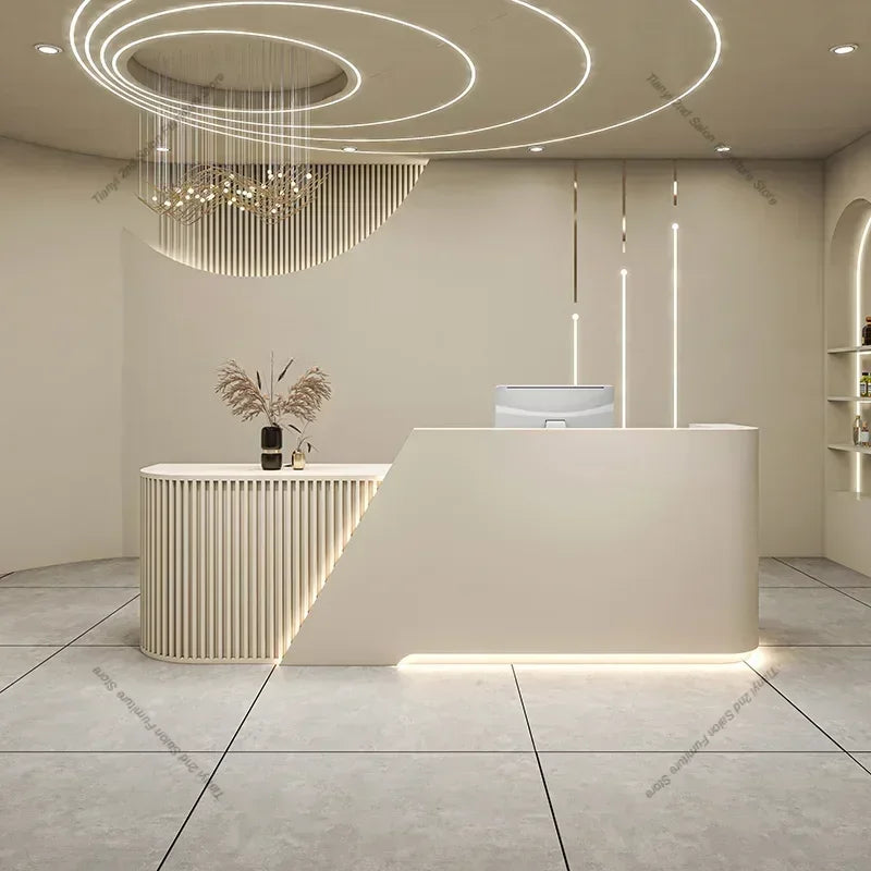 Italian Style Clothing Store Reception Desks Beauty Salon Simplicity Reception Desks Luxury Office Furniture Receptionen HBRD