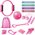 Women's Pilates Kit with Ring, Ball, Bands, Strap, Rope & Bag for Home Workouts