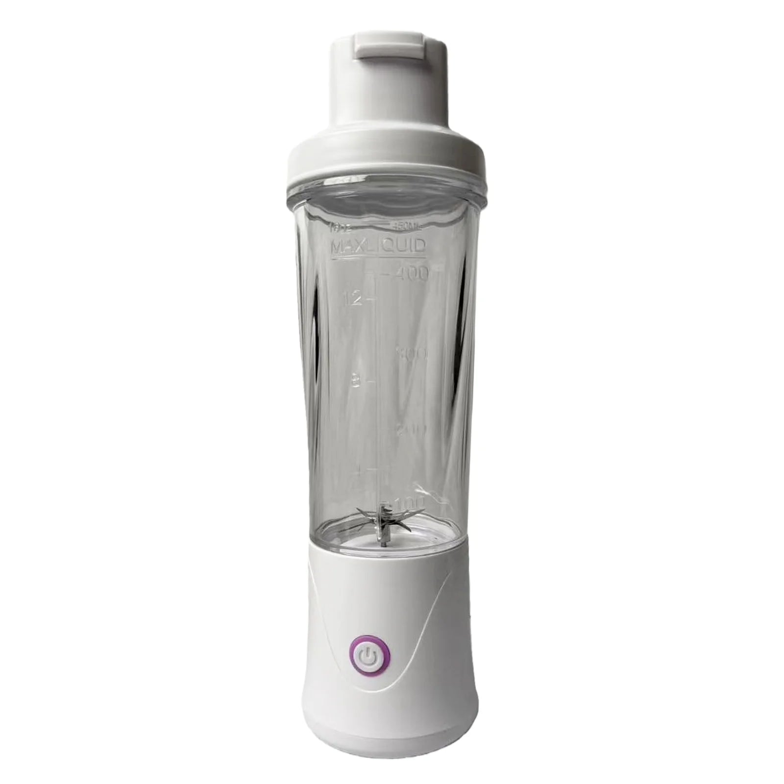 Mini Small Blender Cup for Shakes and Smoothies 450ML Cordless Portable Juicer USB-C Rechargeable for Kitchen Office Gym